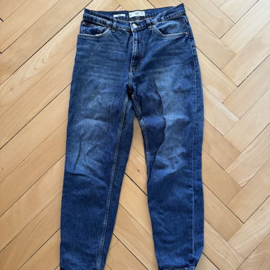 Jeans Mango Mom blu scuro 38