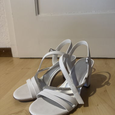 White High Heels Size 36