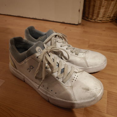 White On Sneakers Roger Federer