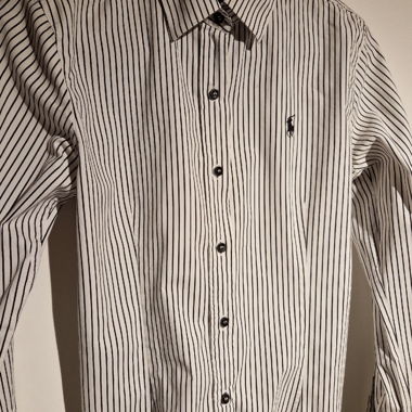 Ralph Lauren Hemd mit weissen und schwarzen Streifen