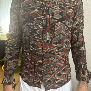 Camicia Bershka Vintage a motivo