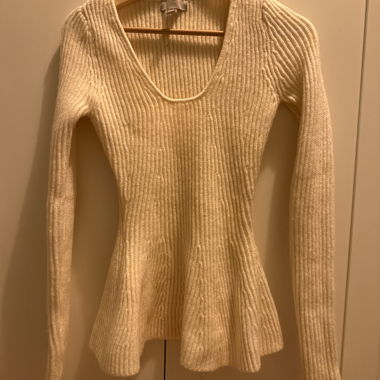 Top en mélange de laine