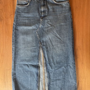 Gonna maxi in denim di Zara