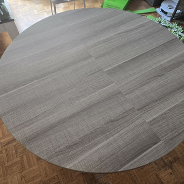 Ausziehbarer runder Tisch 120 cm Durchmesser