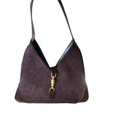 Borsa in camoscio marrone