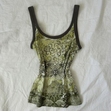 Gratisversand Vintage-Top y2k 100% Baumwolle