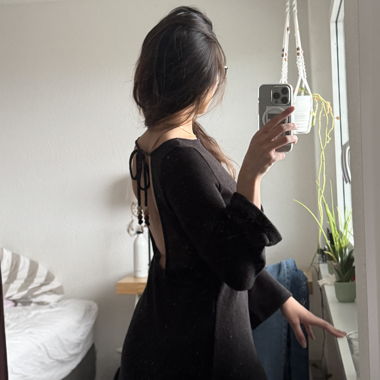 Open Back Dress