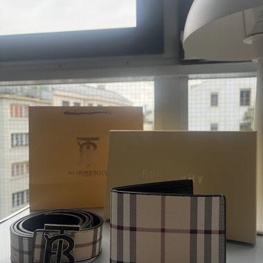 TB Check belt and wallet