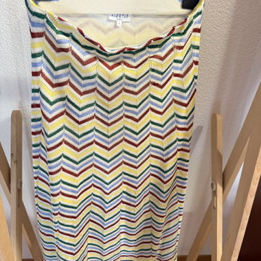 Claudie Pierlot rainbow knit long skirt
