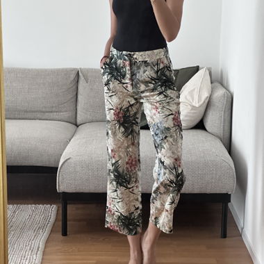 Culotte pantalone Zara a fantasia