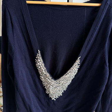 Ba&sh Pullover mit Nacken- und Rückenausschnitt