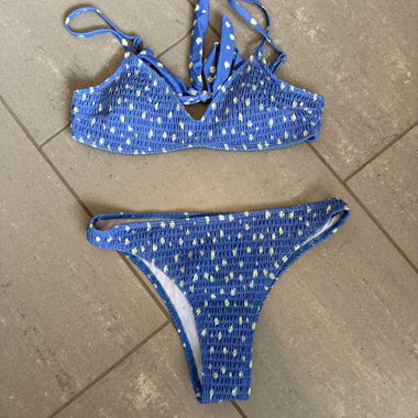 Blue patterned bikini - NEW