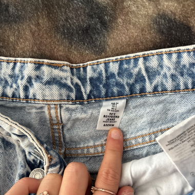 Jeans boyfriend strappati