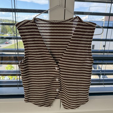 Striped Sleeveless Vest
