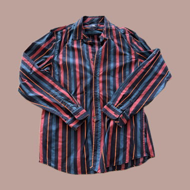 Camicia abbottonata a righe