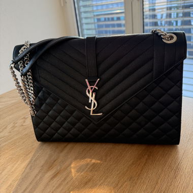 Saint Laurent Quilted Leather Bag