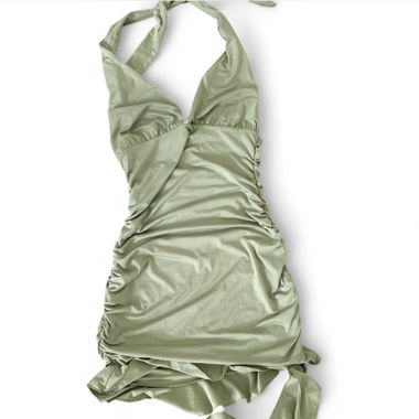 Green Neckholder Dress
