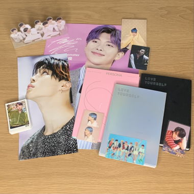 KPOP BTS merch set (albums, pcs, posters, standee)