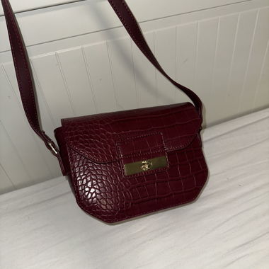 Borsa a tracolla bordeaux