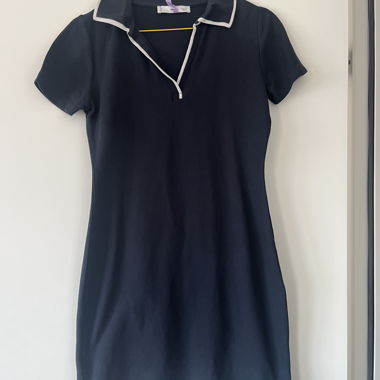 Robe polo bleu foncé