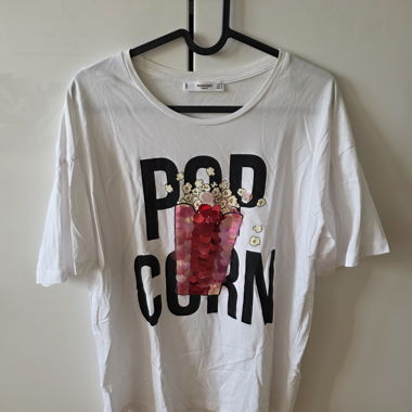 T-shirt bianca Mango