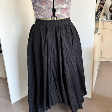 Black Pleated Skirt