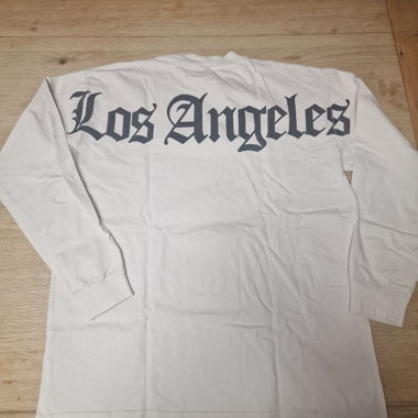 White long-sleeve T-shirt Los Angeles