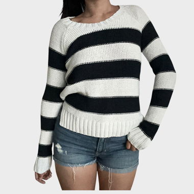 Maglione a righe Abercrombie (XS)