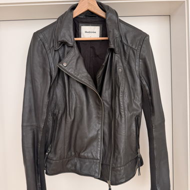 Black Leather Jacket Modstroem