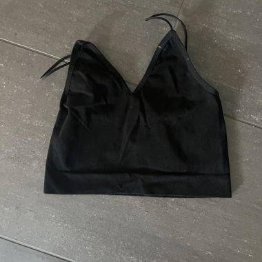 Crop top noir