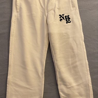 Cremefarbene Sweatpants - Gr. 134
