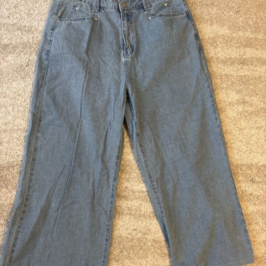 Wide-leg Jeans in Blue