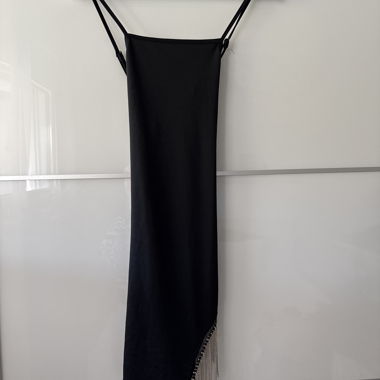 Black Dress with Thin Straps