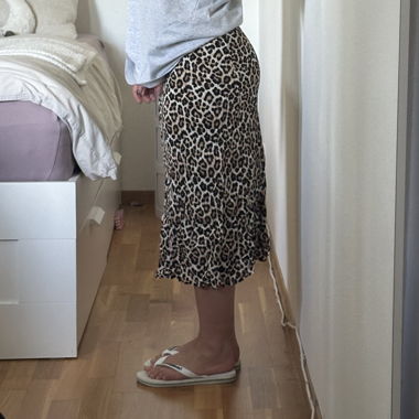 Leopard Midi Skirt