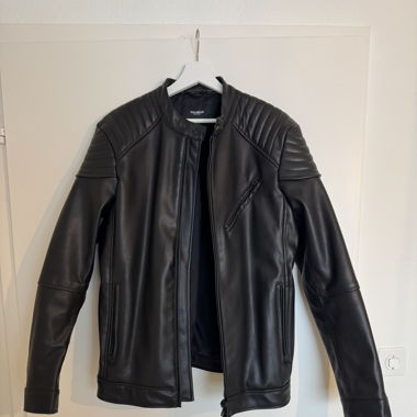 Lederjacke schwarz
