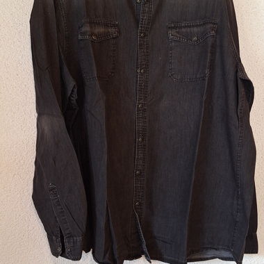 Angelo Litrico Grey Denim Shirt XXL