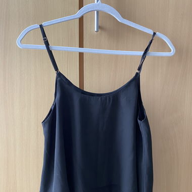 Trägershirt Schwarz