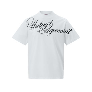 Grafik-Shirt mit Stehkragen
