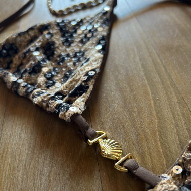 Set bikini con paillettes
