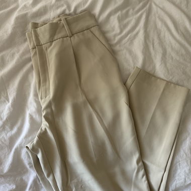 Pleated trousers
