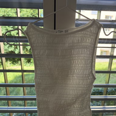 Stradivarius top weiss