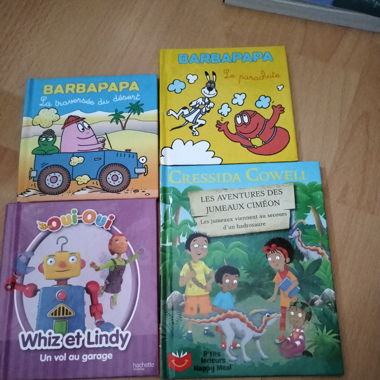 Lot de 4 livre 