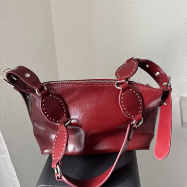 Sac bandoulière Stradivarius bordeaux
