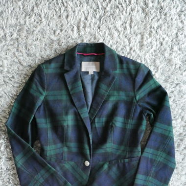Blazer à carreaux Banana Republic