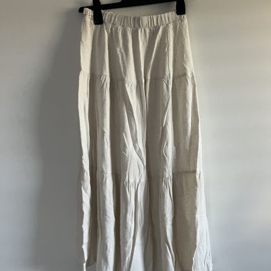 Beige Long Skirt