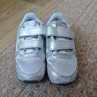 Scarpe da ginnastica Puma per Bambini Argento, taglia 22
