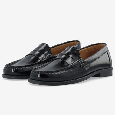 Leather loafers