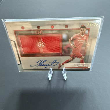 Carta Autograph Relic Ángel Di María /25