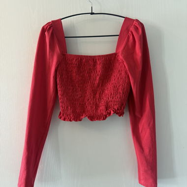 Top court rouge TOPSHOP