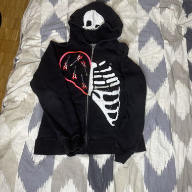 Y2K Skeleton Zipper